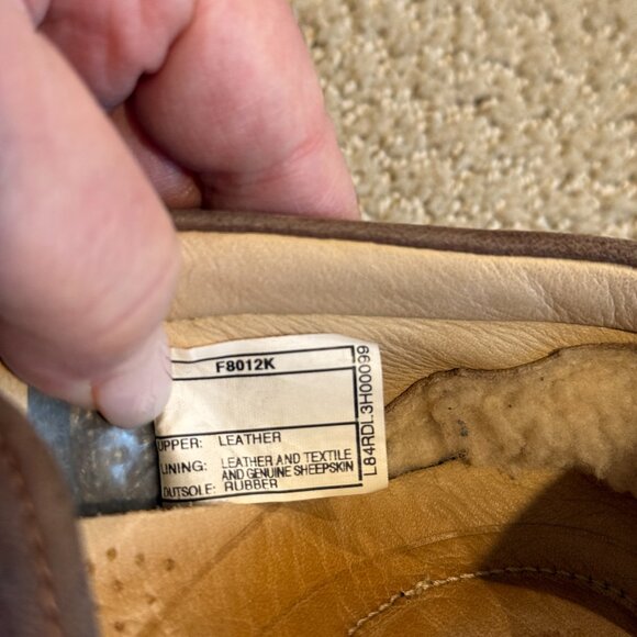 Ugg Australia Mens Leather Loafers Pointe Sheepskin Slip On #1002442 Size 11 - Picture 11 of 15